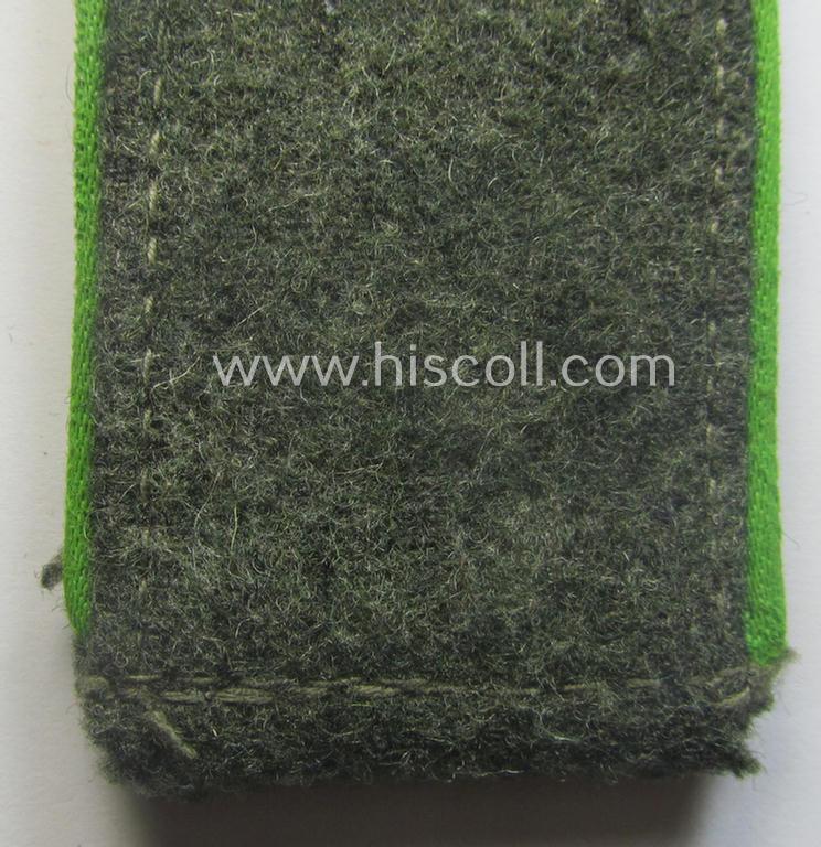 Single - but nevertheless scarcely found! - WH (Heeres) (I deem) mid-war period- (ie. 'M43'-pattern-) EM-type shoulderstrap as was intended for usage by a: 'Soldat der Panzer-Grenadier-Trpn.'