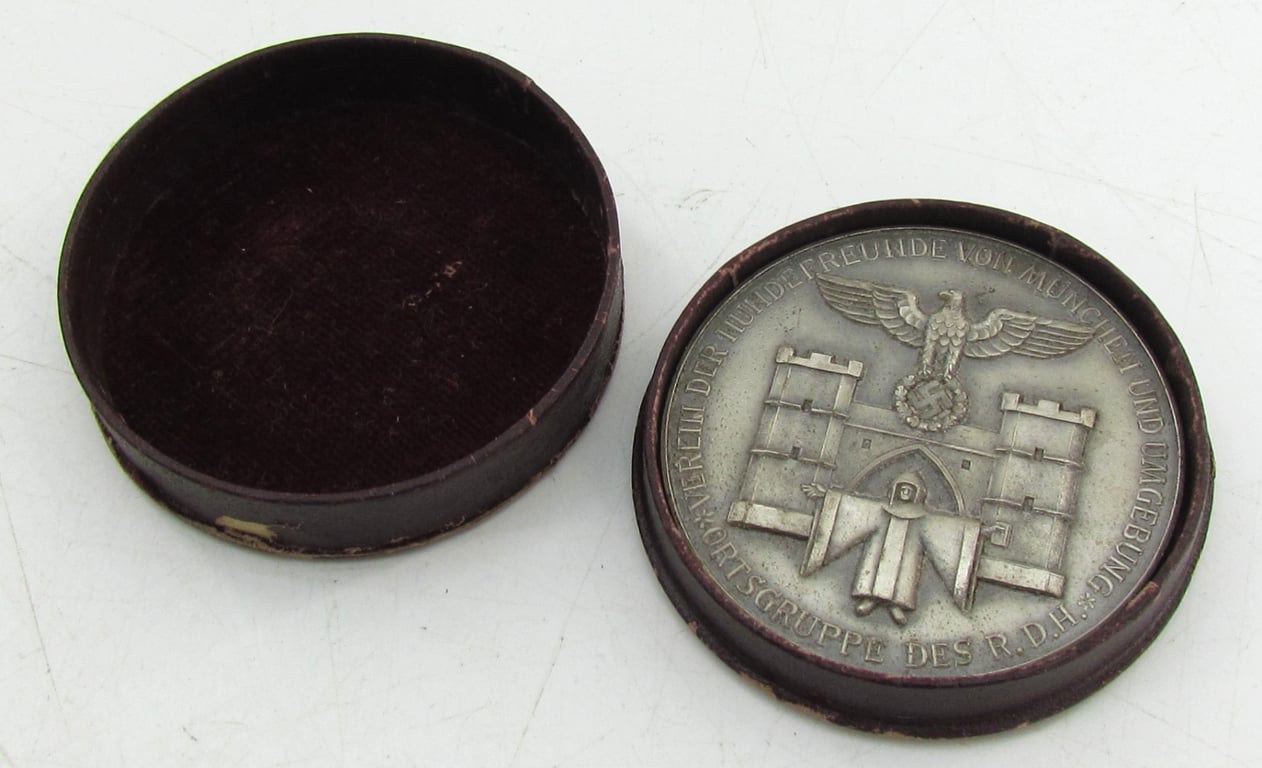 Commemorative Table Medal – Verein der Hundefreunde von München und Umgebung