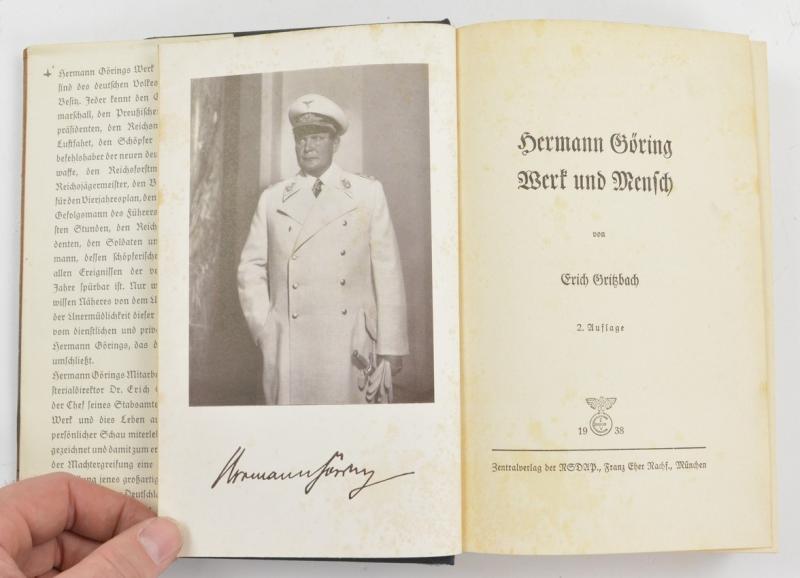 German Book Hermann Göring - Werk und Mensch