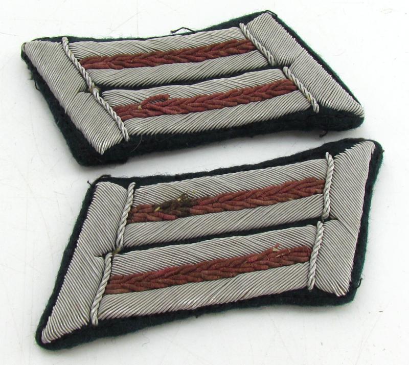 Wehrmacht Officer Collar Tabs – Military Administration/Justice