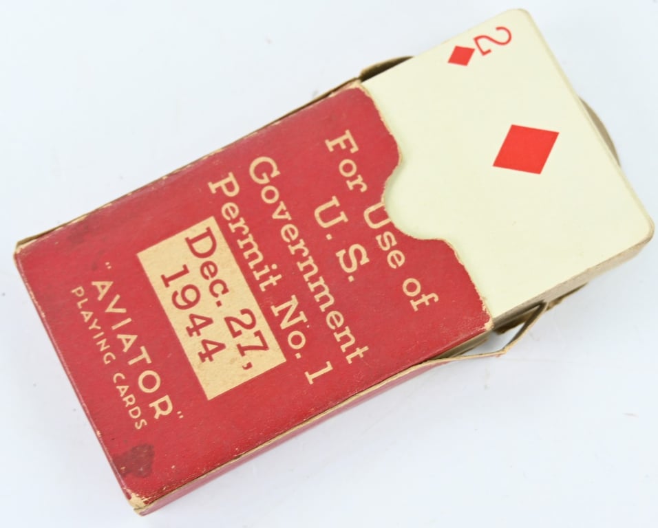 US WW2 Service Playing Cards 1944