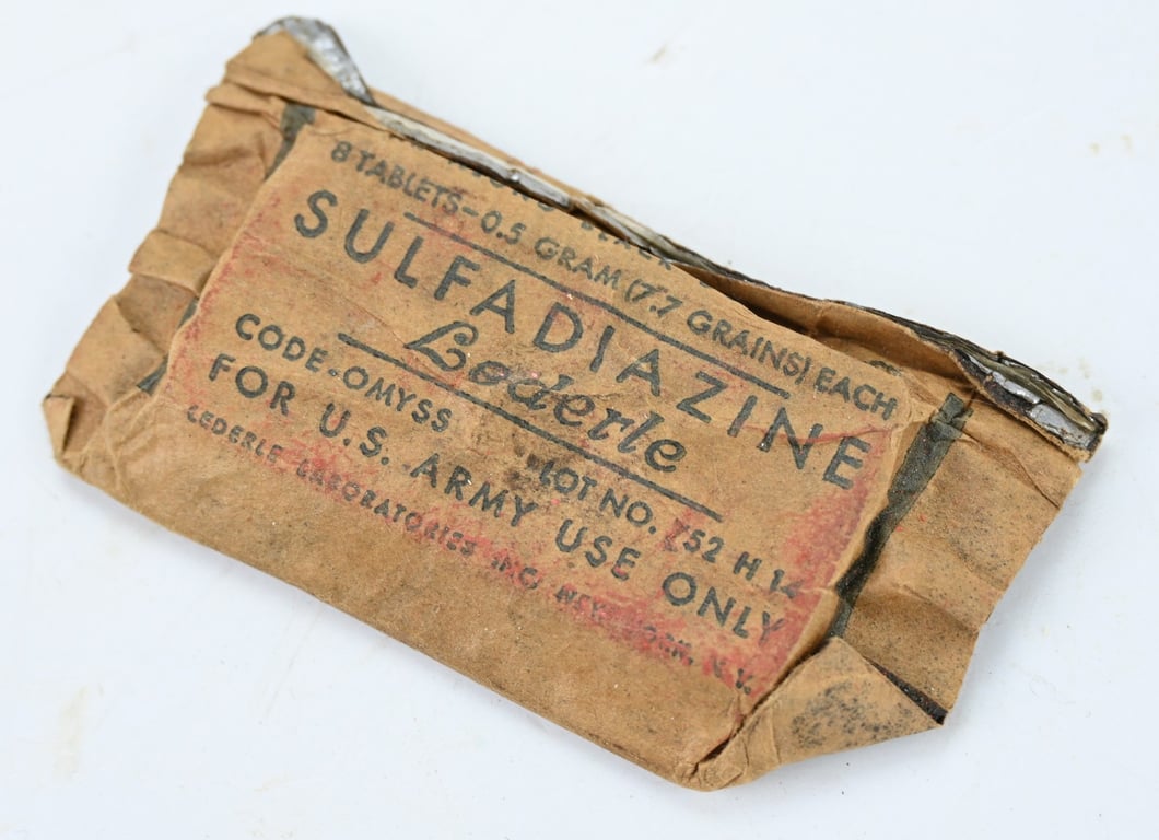 US WW2 Lederle Wound Tablets