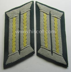 Pair of WH (Heeres) (later-war-pattern) officers'-type collar-tabs (ie....