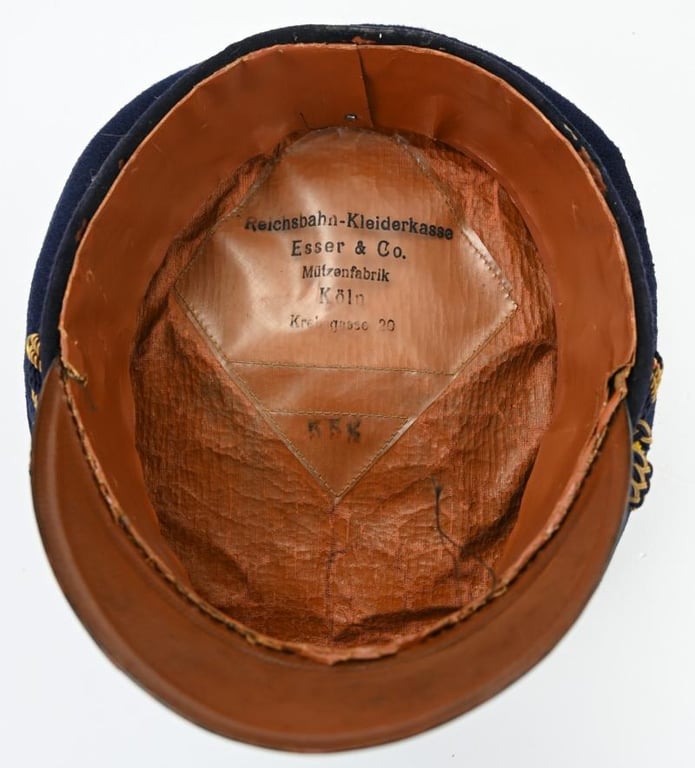 German Reichsbahn NCO Visor Cap