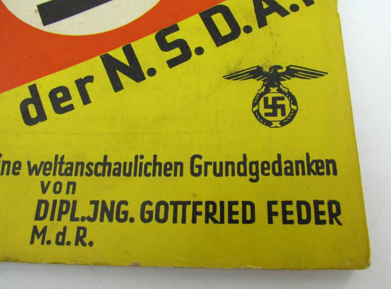 (Brochure) Das Programm der N.S.D.A.P.