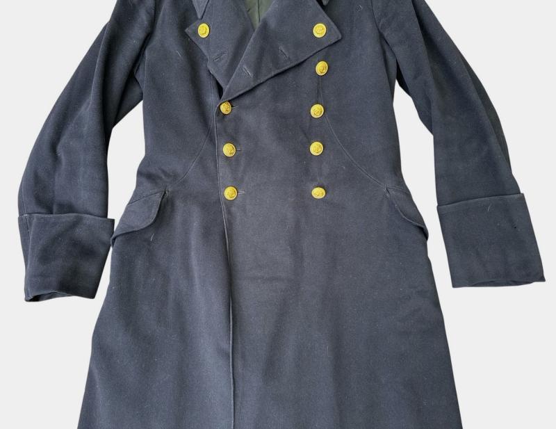 Kriegsmarine Officers Greatcoat With Insignia Maker Marked