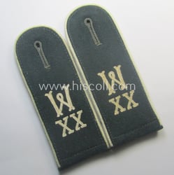 Pair of early-war-period, WH (Heeres), 'M40-pattern (rounded-styled and...