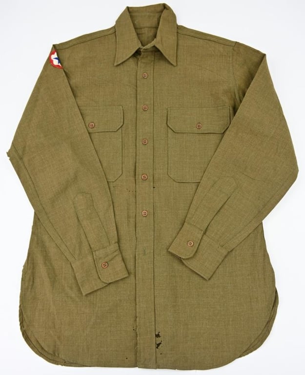 US WW2 Service Company Wool Shirt