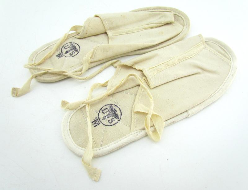 US WWII Era Hospital Slippers