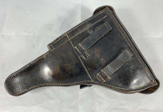 WH (Heer)/Waffen-SS Leather P08 Holster -1942-