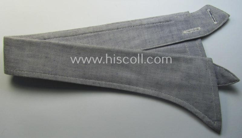 WH (Luftwaffe) summer-shirt removable collar (ie. 'Kragen') as was specifically intended for usage onto the bluish-grey- (ie. 'blaumelliertes') summer-shirts (ie. 'Hemden')
