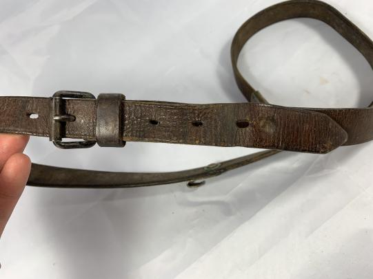 German FF33 Field Telephone Leather Carrying Strap