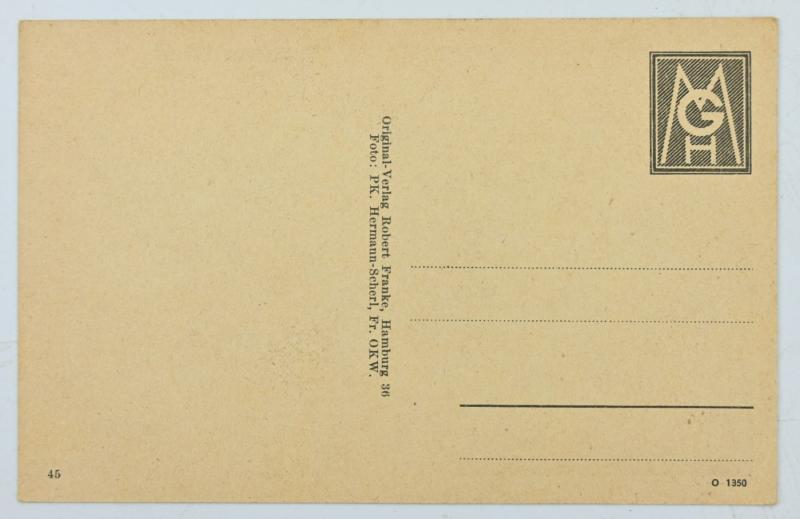 German Wehrmacht Postcard 'Russlandlied'