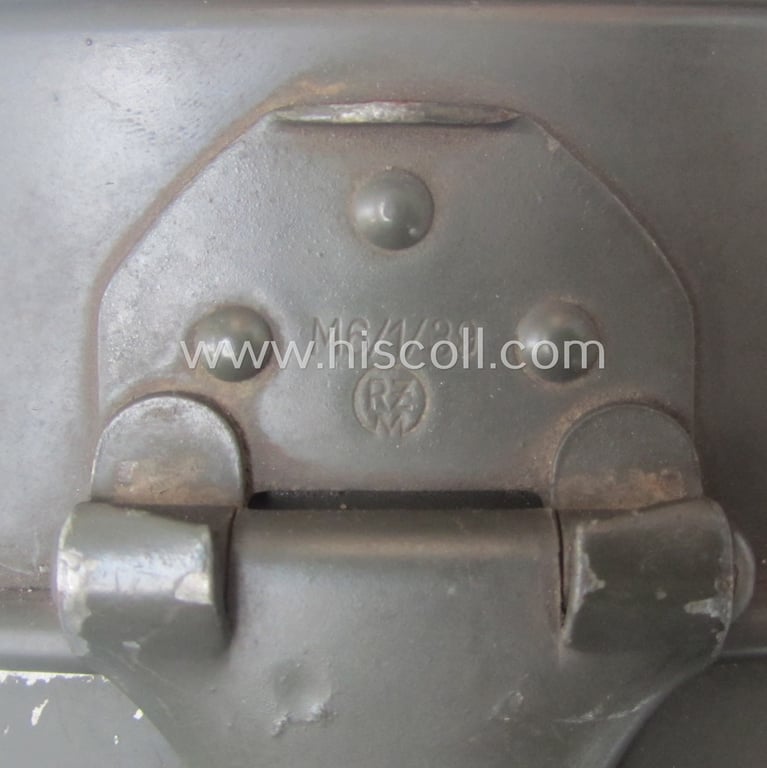 Neat - and scarcely found! - pre-war-period, field-grey-coloured (typical) 'SS-VT o. Waffen-SS'-related, 'M31-pattern' messkit (clearly marked: 'RZM M6/1/39')