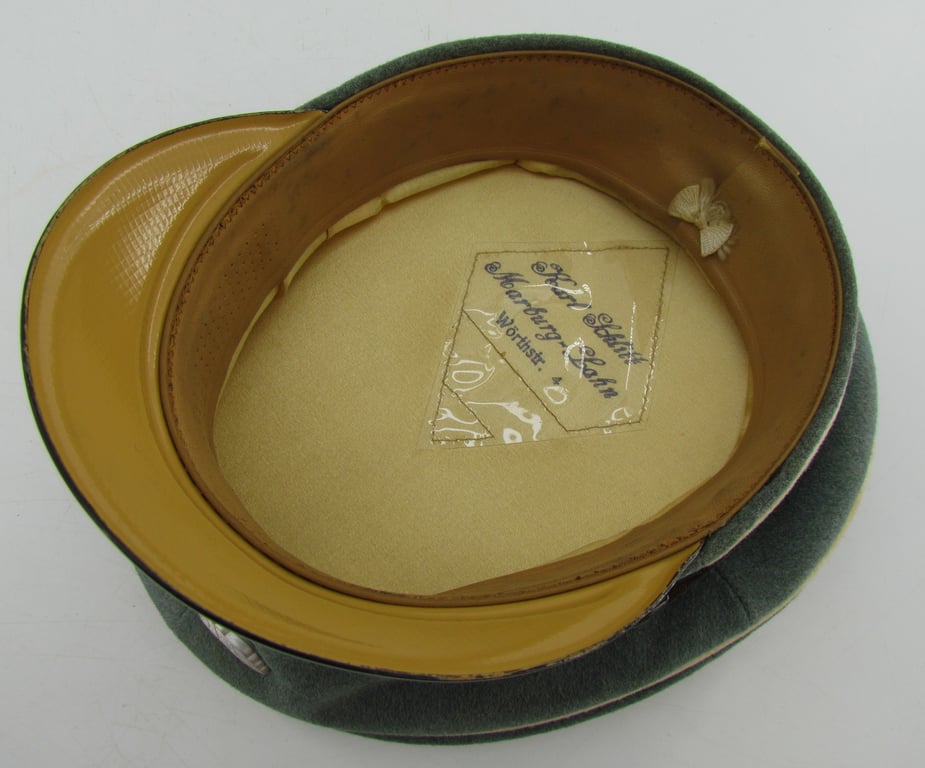 Wehrmacht (Heer) Infantry EM/NCO Visor Cap (Stone Mint)