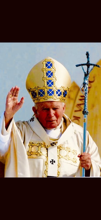 MAGNIFICENT AUTHENTIC SAINT POPE JOHN PAUL II HAND SIGNED VATICAN DOCUMENT.  ADDITIONAL PHOTOS