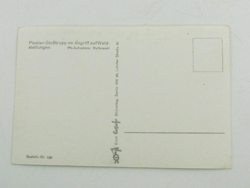 Postcard : Pionier Stosstrupp im Angrif