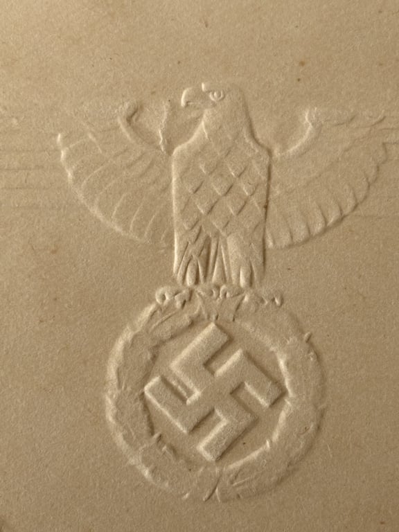 AUTHENTIC GERMAN WW2 HAND INK SIGNATURE OF NAZI LEADER REICHMARSCHALL HERMANN GORING. ADDITIONAL PHOTOS