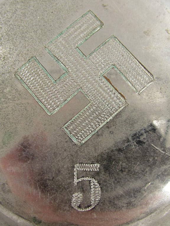 German Trench Art Beer Mug Lid