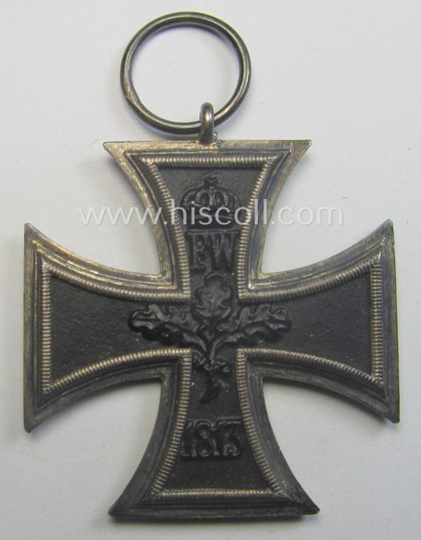 WWI-period: 'Eisernes Kreuz II. Klasse' (being a fully untouched and maker- (ie. 'W&S'-) marked example that comes with its period ribbon ie. 'Bandabschnitt')