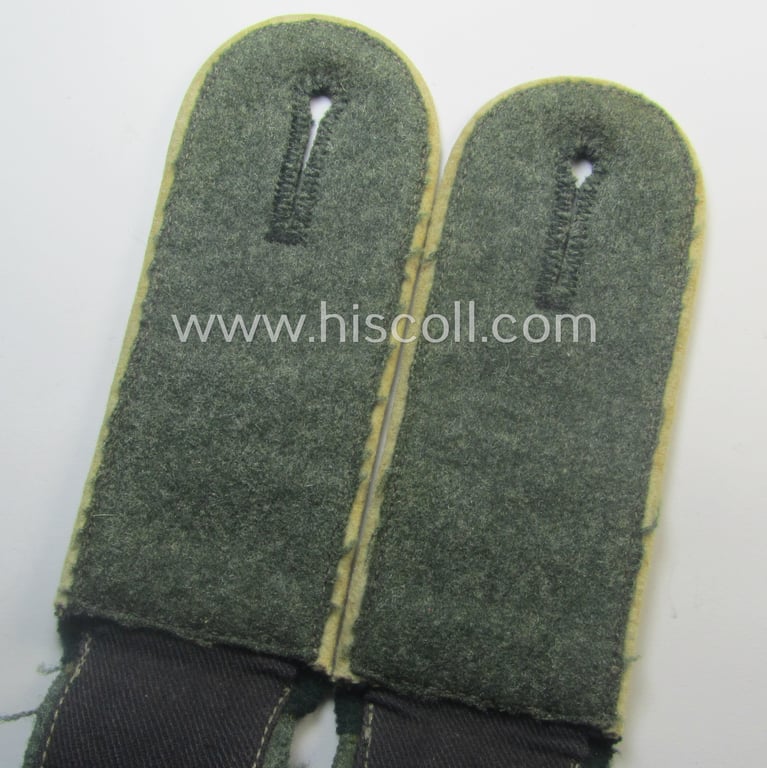 Pair of WH (Heeres) neatly 'cyphered', EM-type (ie. 'M40'-pattern) shoulderstraps: 'Soldat des Infanterie-Rgts. 36'