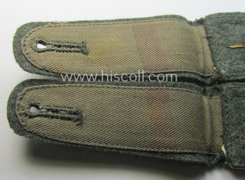Pair of WH (Heeres) NCO-type, 'cyphered' shoulderstraps: 'Ofwbl. eines Ersatz-Infanterie-Rgts.'