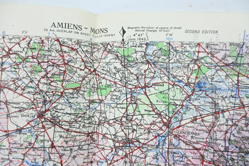 British WW2 Mapcase of Capt. Harris RASC