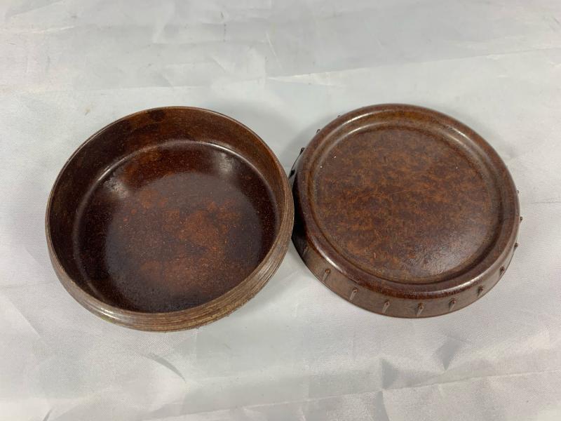 Wehrmacht Light-Brown Bakelite Fat-Container -1944-