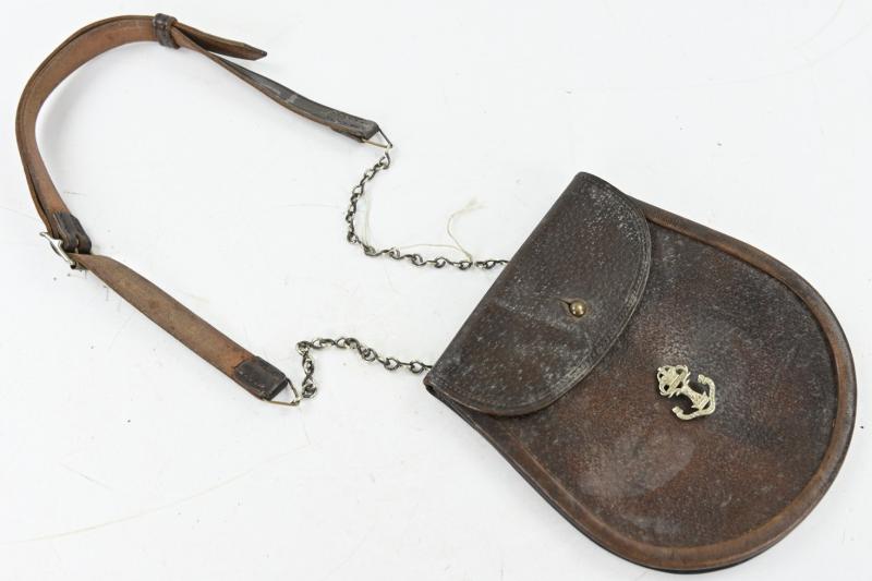 British WW2 Officer's Leather Sporran Gordon Highlanders