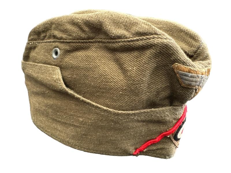 Wehrmacht Heer ( Afrikakorps ) M34 Tropical Overseas Cap – Artillery - Clemens Wagner 1942