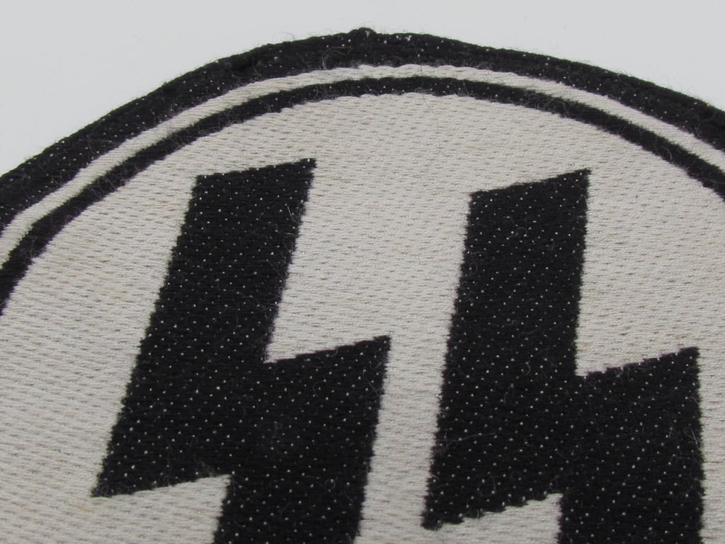 Waffen-SS Sport Shirt Emblem with Original RZM Tag