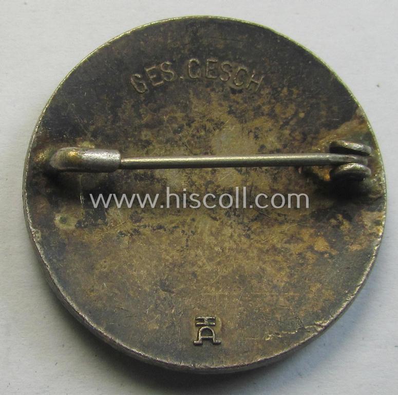 Attractive example of a DRK (ie. 'Deutsches Rotes Kreuz' or German Red Cross) nurses'-badge as was intended for a: 'Helferin' being a maker- (ie. 'HA'-) marked example that comes in a fully untouched condition