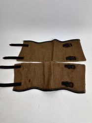 German WWII canvas Gaiters (Gamaschen)