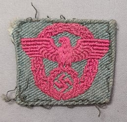 Uniform Removed Schutzpolizei Gemeinden Police EM/NCO’s cap Eagle