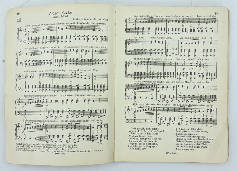 German WH Songbook 'Kamerad sing mir'