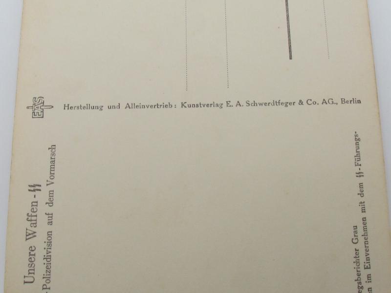 Postcard : Unsere Waffen-SS