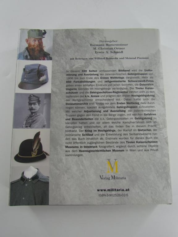 Book : Die k.k. Landwehr Gebirgstruppen