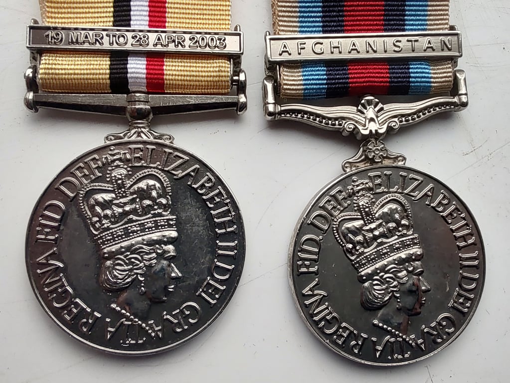 Copy British Iraq and Afghanistan campaign medals