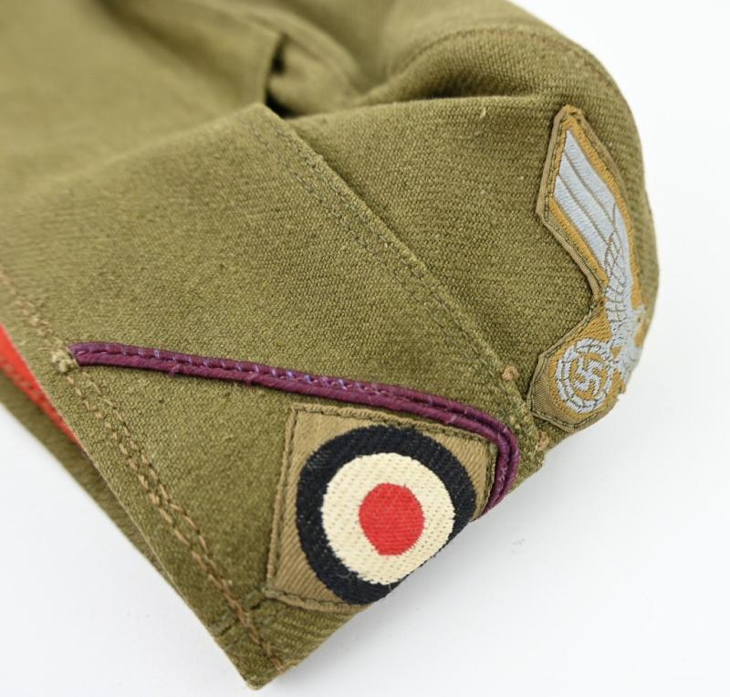 German WH EM/NCO Tropical Overseas Cap 'Smoke troops'