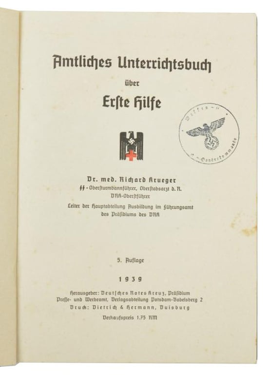 German DRK Medical First Aid Book