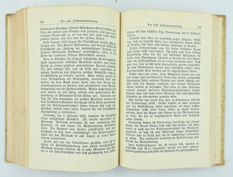 German Adolf Hitler Mein Kampf Book 'Warendorf'