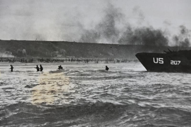US WW2 D-Day Press Photo 6 June 1944