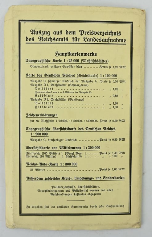 German Third Reich Travel Card 'Kaiserlautern'
