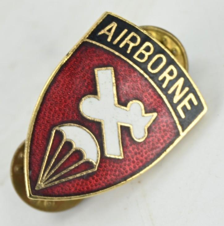 US WW2 Airborne Command DI Unit Crest Pin