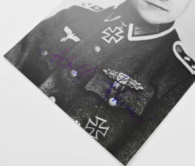 Signature of Wehrmacht Heer KC Recipient 'Adolf Baum'