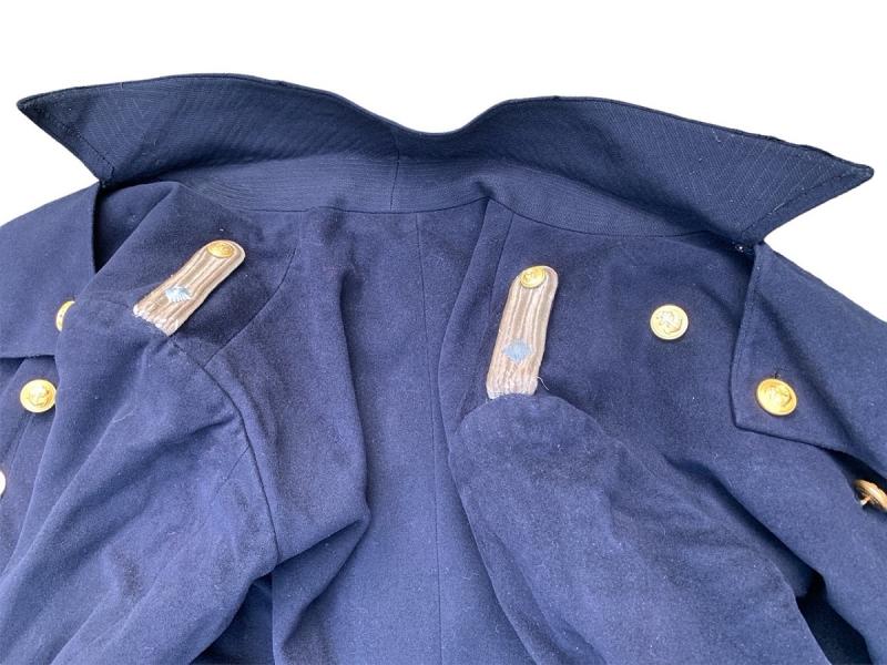 Kriegsmarine Officers Greatcoat With Insignia Maker Marked