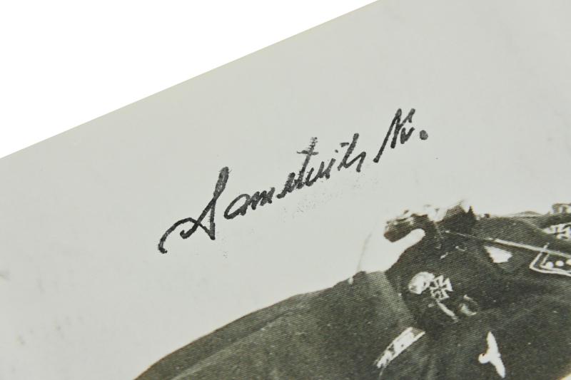 Signature of Waffen-SS KC Recipient 'Kurt Sametreiter'