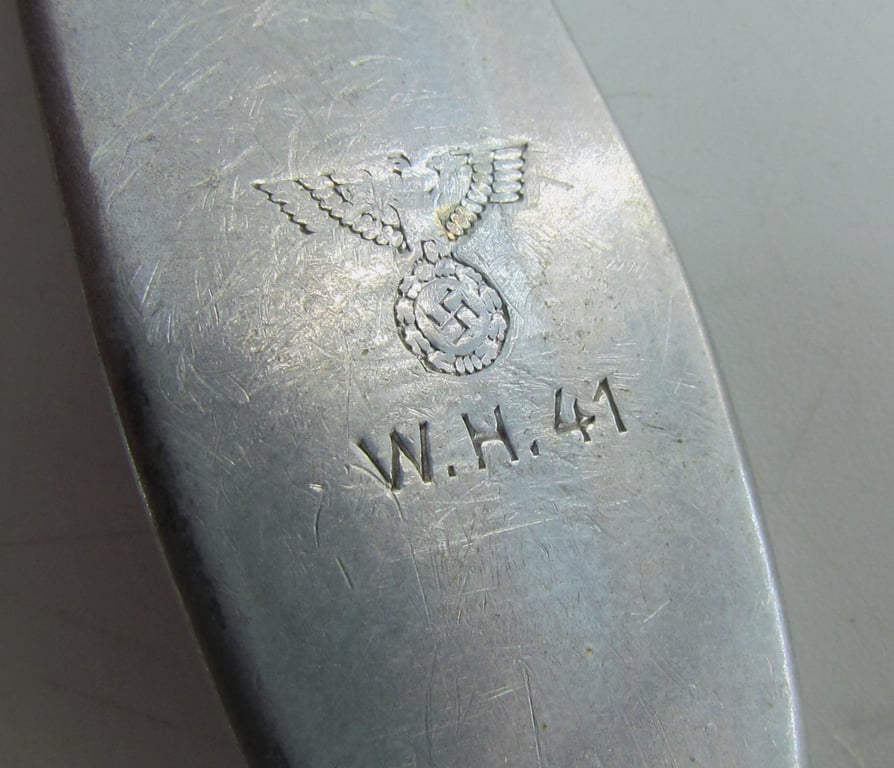 Wehrmacht Aluminum Mess Hall Fork 'WH41'