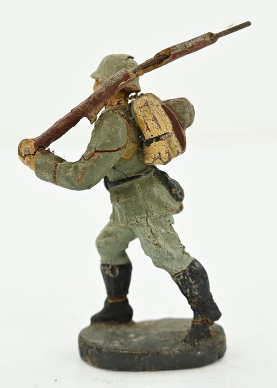 German Elastolin Toy Figure 'Infantry'