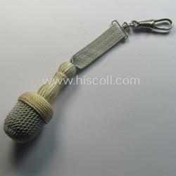 Smaller-sized (ie. miniature) so-called: 'watch-fob' (ie. key-holder) as...